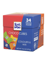 Продуктови Категории Шоколади Ritter sport Шоколадови кубчета 34 бр. 272 гр